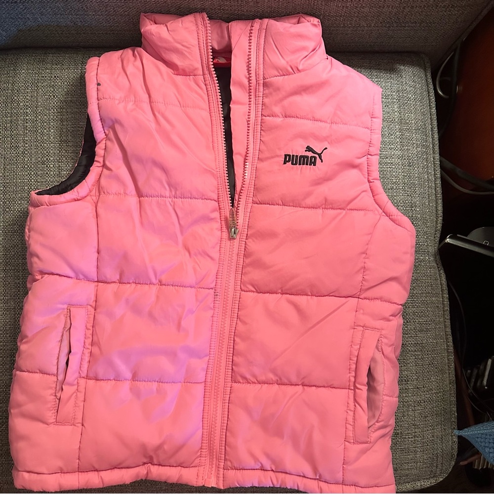 Puma kids pink vest